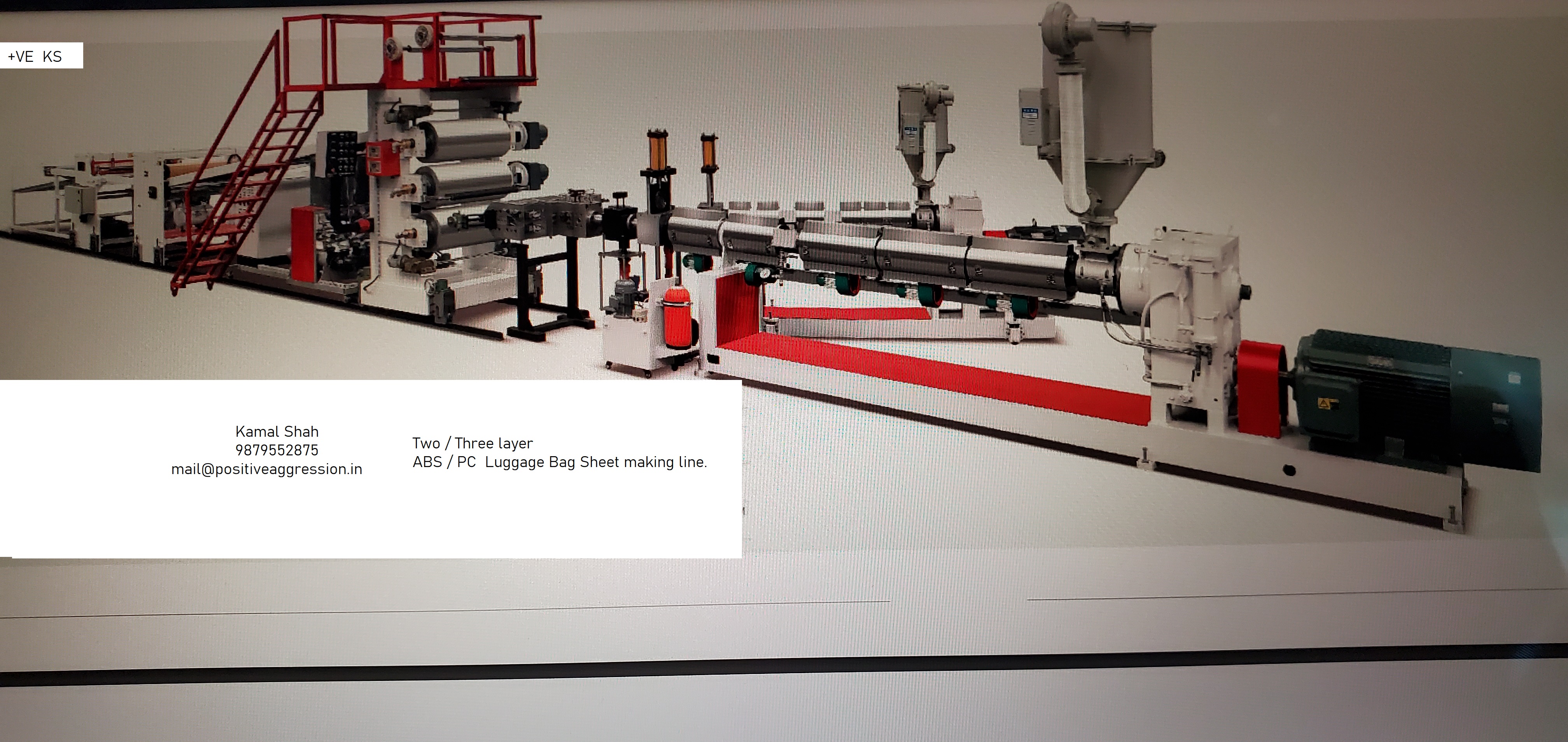 ABS And PC Luggage Sheet making